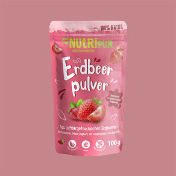 Gefriergetrocknetes Erdbeerpulver 100g